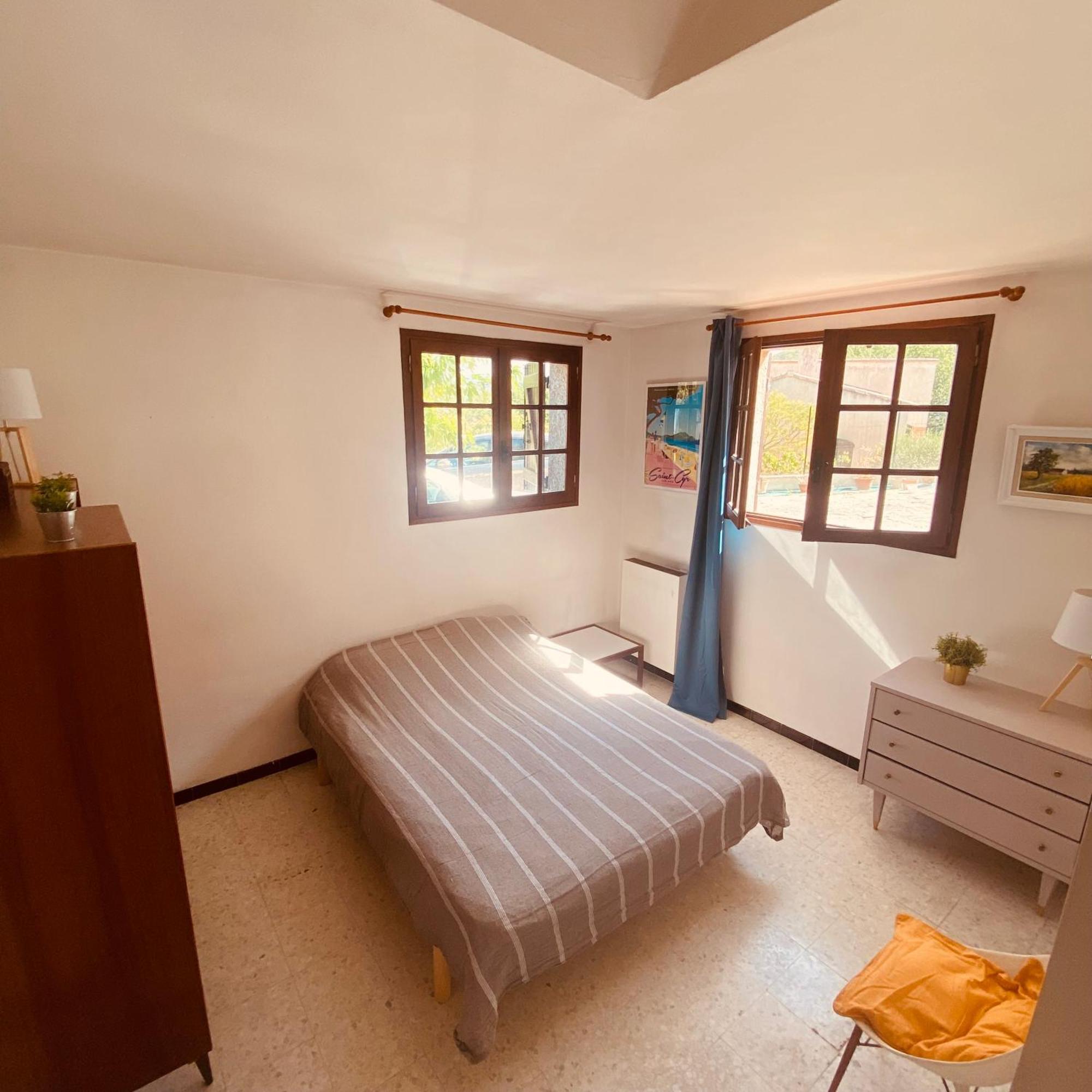 Villa La Louette, 100M Centre-Village, Piscine H-Sol, Proche Mer Saint-Cyr-sur-Mer Kültér fotó